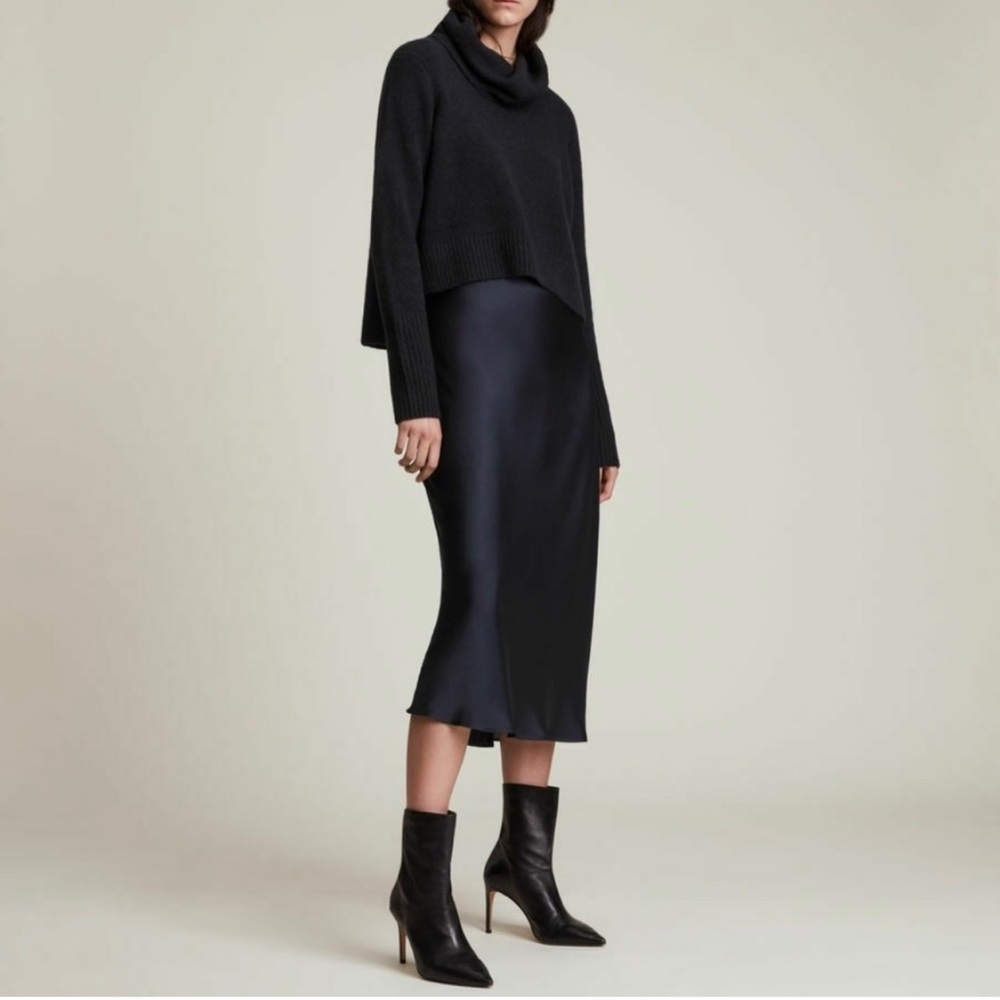 All Saints Tierney 2 In 1 Slip Dress and Sweater